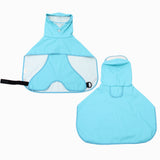 Dog Raincoat with Transparent Brim & Bellyband - Waterproof Pet Poncho