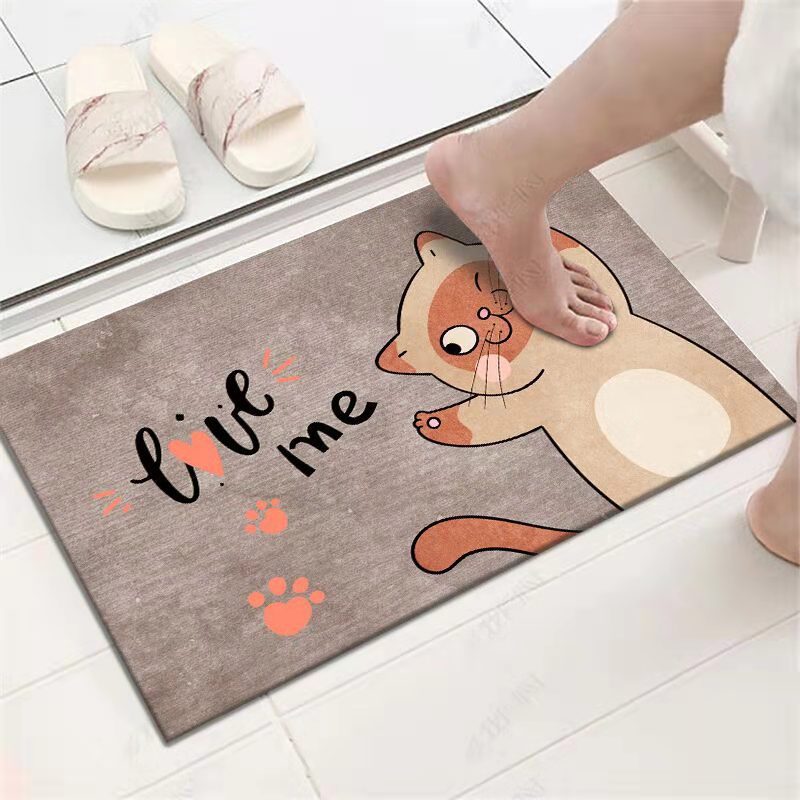 Bathroom Toilet Absorbent Floor Mats Kitchen Floor Mats Bathroom Non Slip Mats