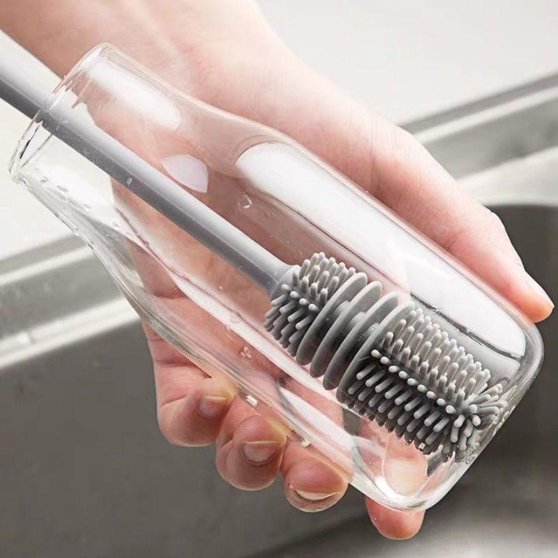 Multifunctional Cup Brush Without Dead Ends Household Long Handle Cup Brush - Minihomy