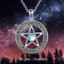 Pentagram Celtic Moonstone Necklace - Minihomy