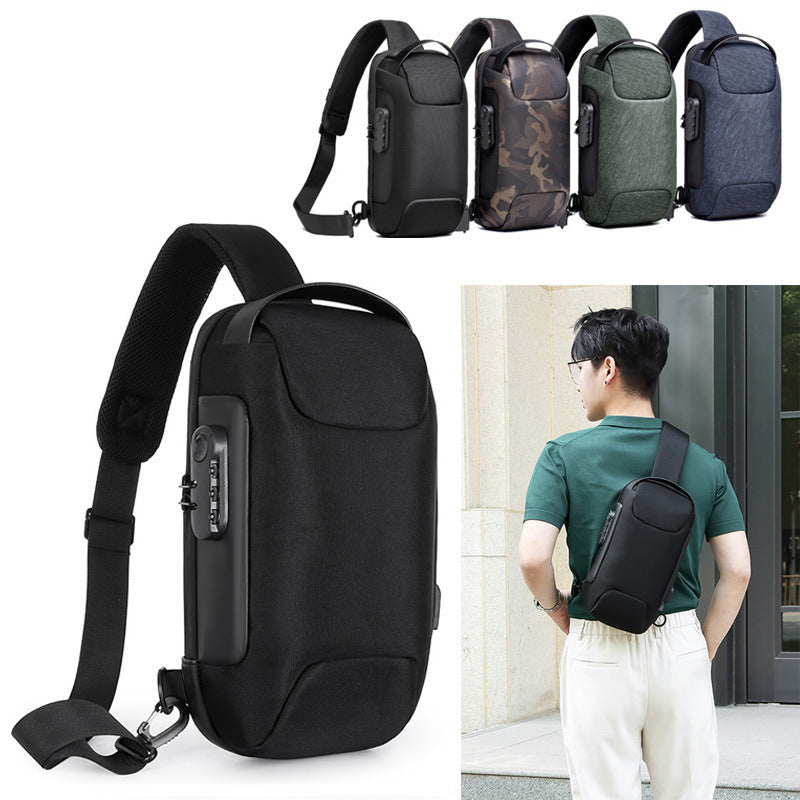 Waterproof Men's Chest Bag Shoulder Bags Crossbody Sling Backpack For Men