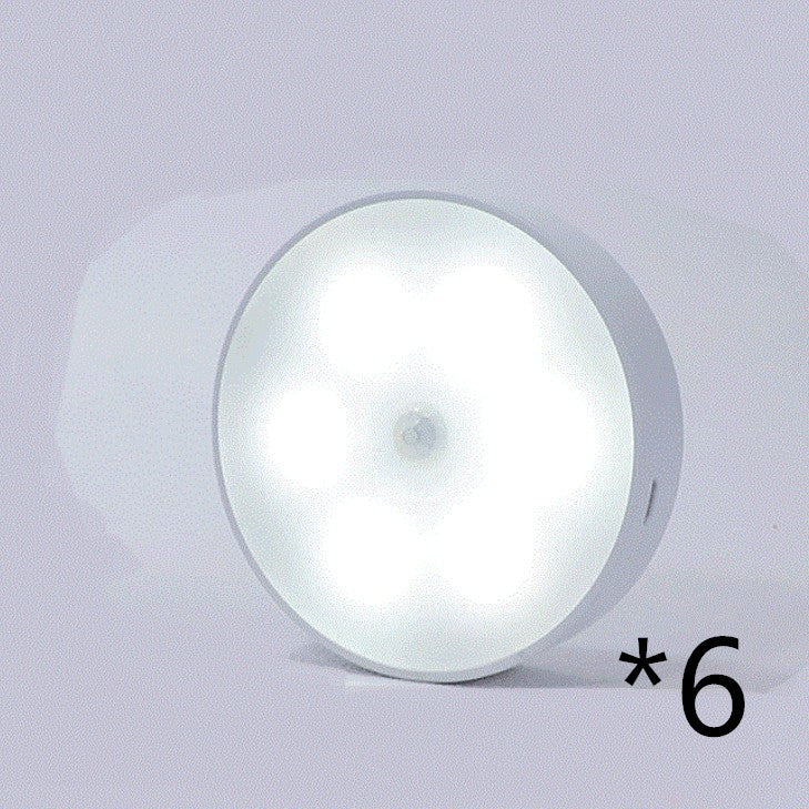 USB Rechargeable Motion Sensor Light - Wireless LED Puck Light for Kitchen Cabinet Lighting and Night Lamp