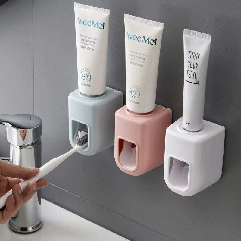 Automatic Toothpaste Dispenser - No Punching, Quantitative Extrusion, Lazy Toothpaste Holder