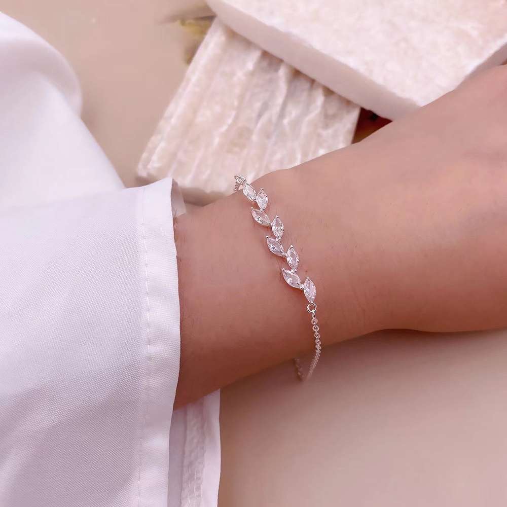 Leaves Bridal Bracelet Female Korean Ins Style Design Mori Style - Minihomy