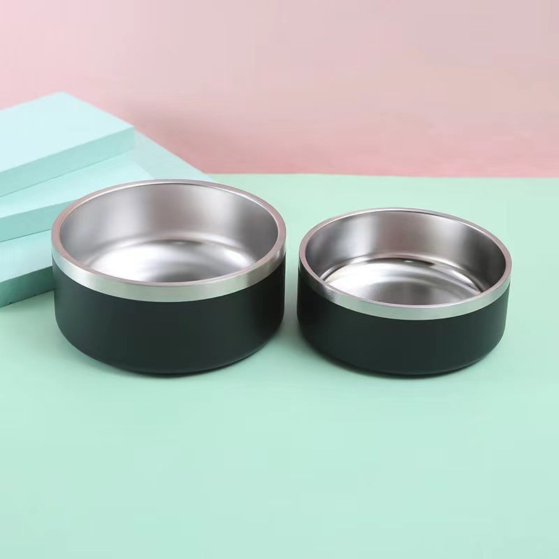 Stainless Steel Upright Dog Bowl for Easy Feeding