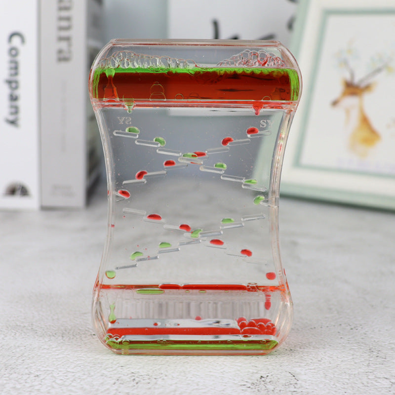 Creative Cruise Fluid Liquid Hourglass Quicksand Timer Ins Living Room Office Ornaments Desk Table Decorations Home Decor - Minihomy