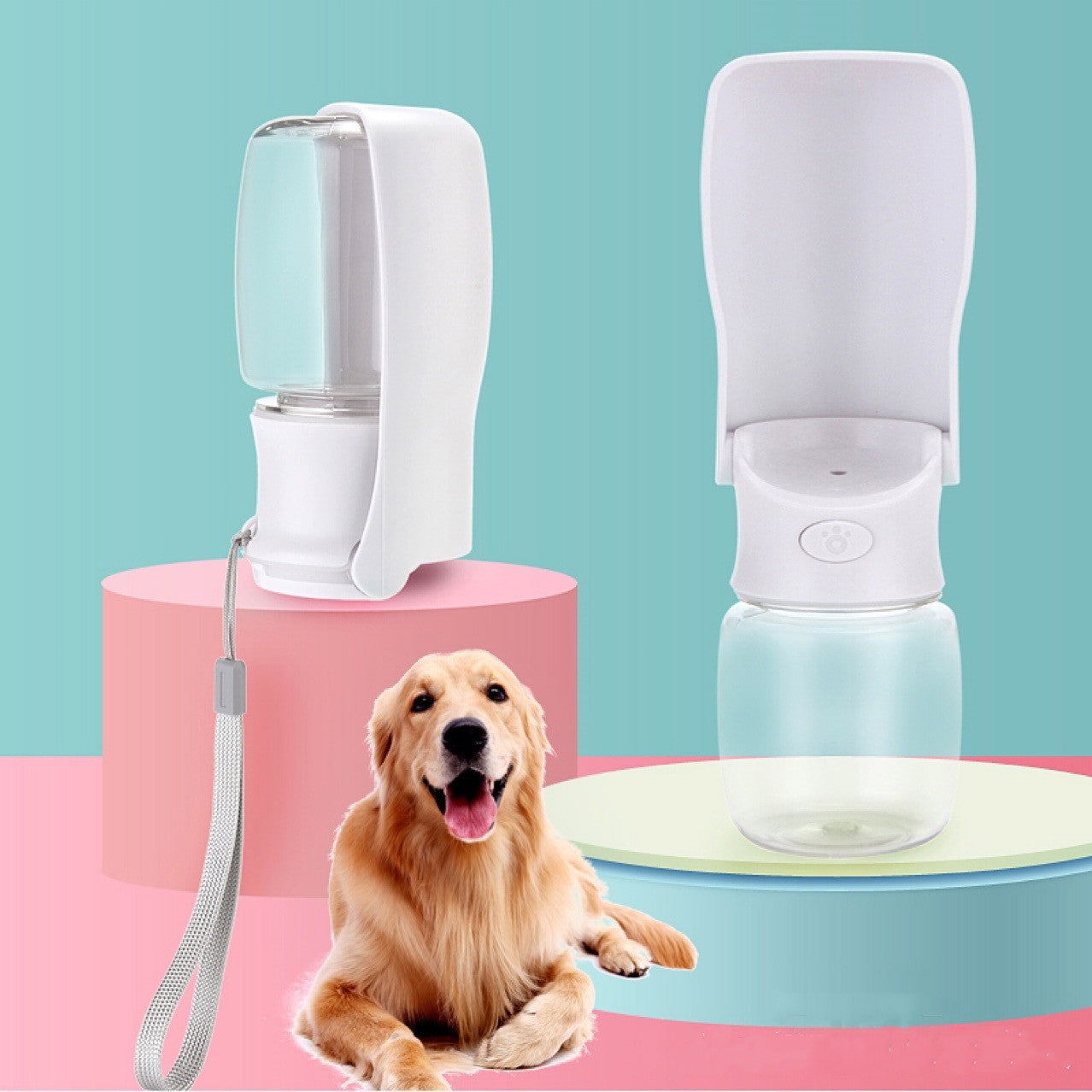 Dog Portable Water Bottle Foldable Pet Water Dispenser - Minihomy