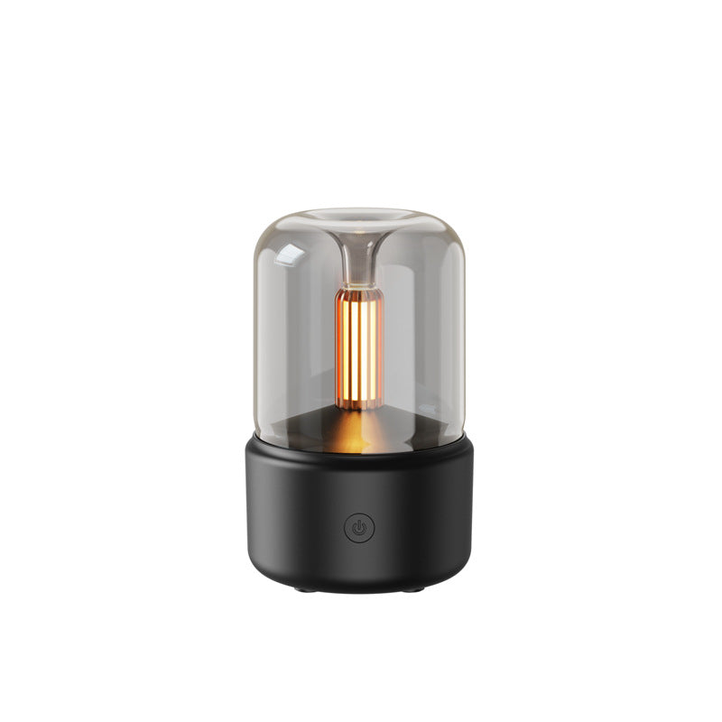 Atmosphere Light Humidifier - Candlelight Aroma Diffuser with LED Night Light