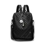 Checkerboard Backpack for Women: Casual Shoulder Bag, Travel & Shopping - Minihomy