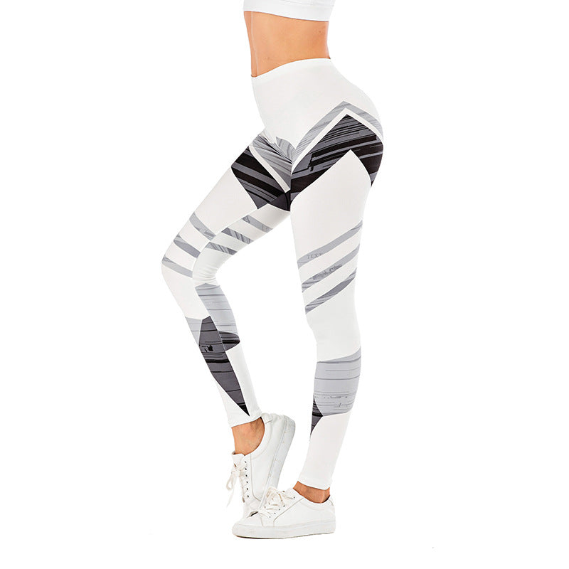 Printed yoga pants outdoor sports leggings