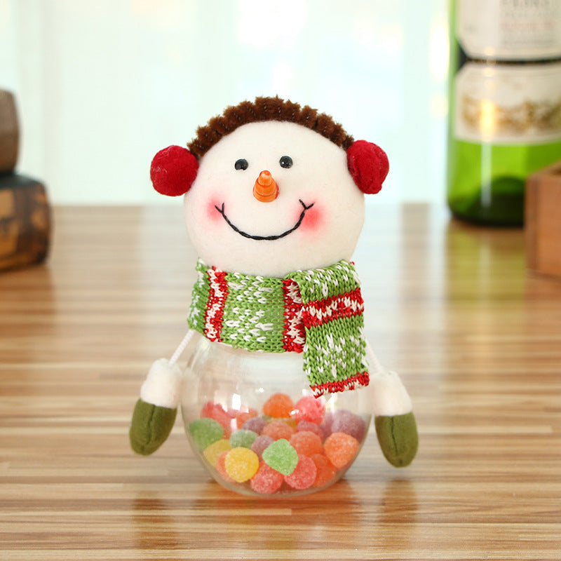 Christmas Candy Jar - Children Kids Storage Bottle - Minihomy