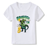 Children's T-shirt Numbers 1-9 Birthday T-shirt - Minihomy