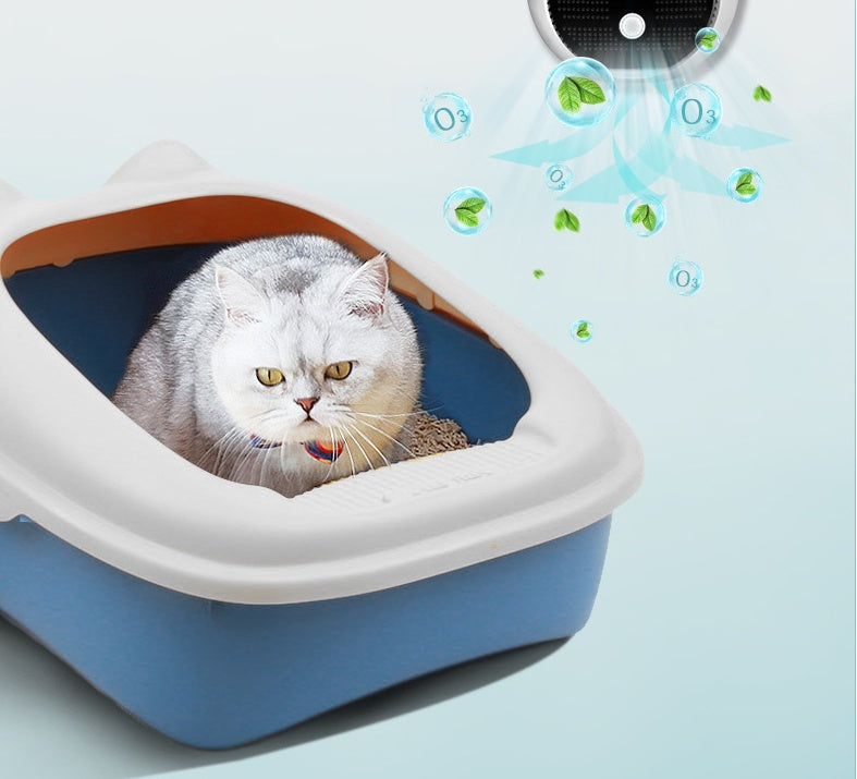 Pet Deodorant Cat Urine Litter Box Air Purifier For Cat Toilet Pet Odor Eliminator Sterilization Ozone Air Cleaner Pets Deodorization - Minihomy