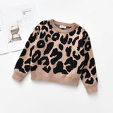 Jumper Leopard Sweater For Kids