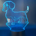 Dachshund 3D Night Light Desk USB Battery Decorative Light - Minihomy