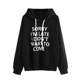 Hooded Casual Ladies Loose Sweatshirts