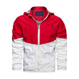 Hooded Stand Collar Casual Men Jacket