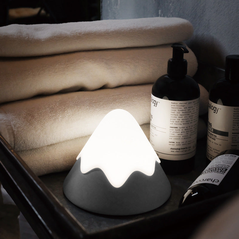 Snow Mountain Induction Night Light with Timer - Touch Sensor Table Lamp