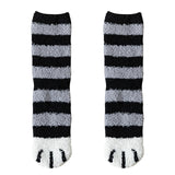 Women's Coral Fleece Cat Paw Pattern Thick Warm Socks