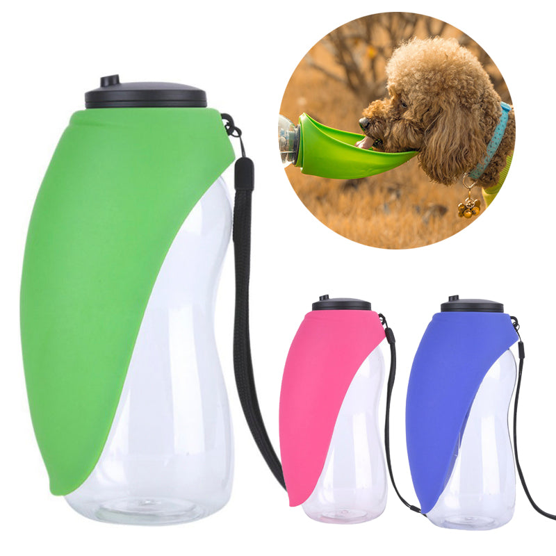 Pet Dog Water Bottle - Portable Drinking Bowl with Water Dispenser - Minihomy