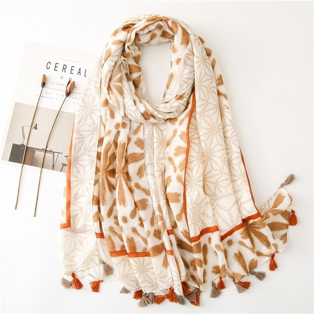 Autumn Scarf for Women - Female Scarves Triangle