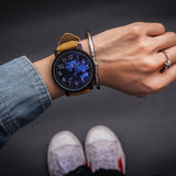 Fashion Wrist Watch Women Watch Ladies Quartz Wristwatches For Woman Clock Female Hours Hodinky Montre Femme Large Dial PU - Minihomy