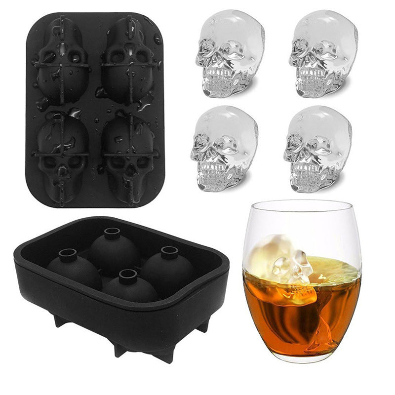 Creative Halloween Personality 3D Silicone Skull - Minihomy