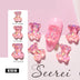 3D Cute Bear Resin Nail Art Decorations Crystal Gummy Bear Nail Glitter Jelly Ornaments - Minihomy