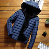 Men's Winter Short Padded Jacket with Plus Velvet Lining