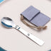 Folding Camping Spork: Portable Titanium Spoon & Fork for Hiking, Picnic & Outdoor Adventures - Minihomy