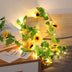 Maple Leaf Rattan Decorative Light String - Minihomy