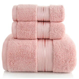 3 Piece Cotton Bath Towel Sets - Minihomy