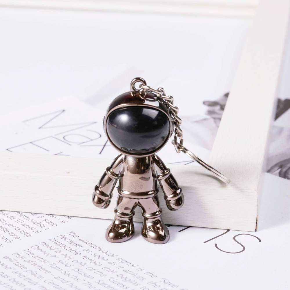 Hip Hop Fashion Cross Spaceman Necklace Keychain - Minihomy