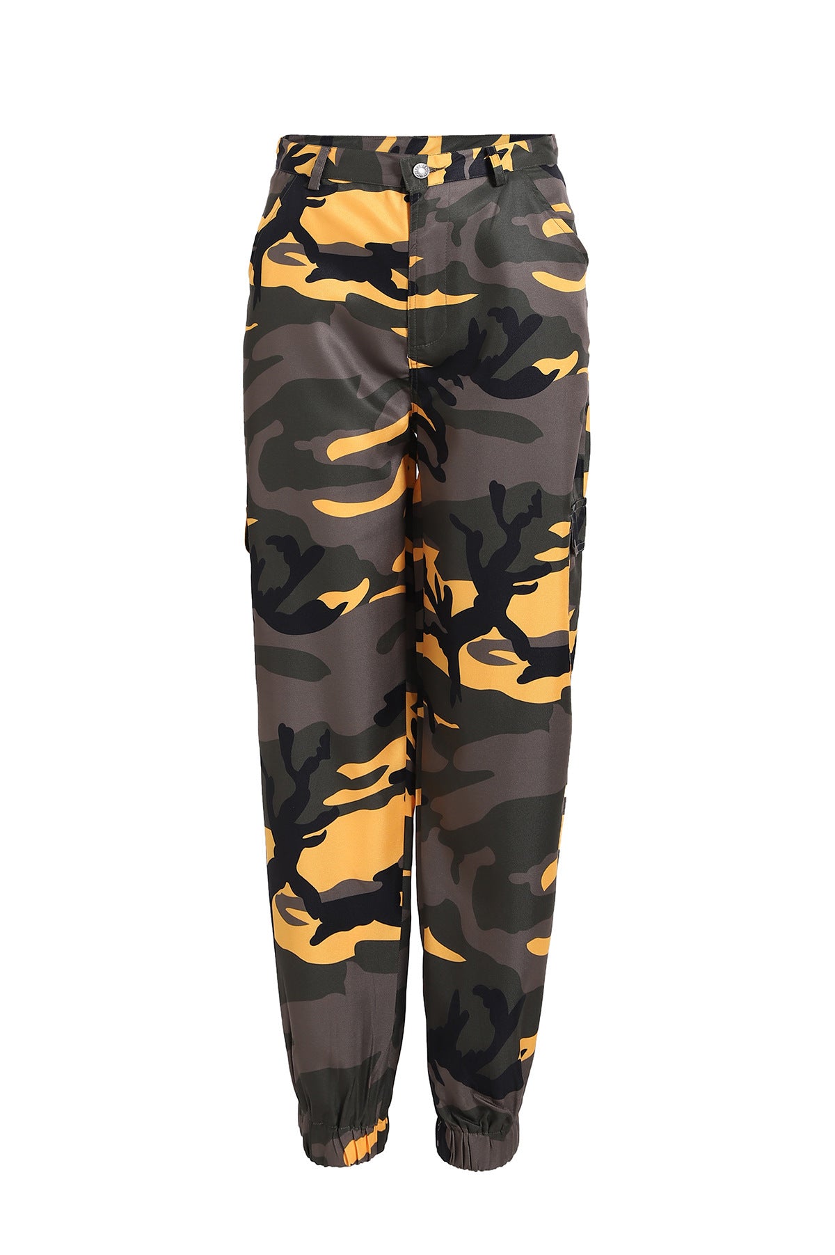 Camouflage Workwear Denim Casual Harem Pants