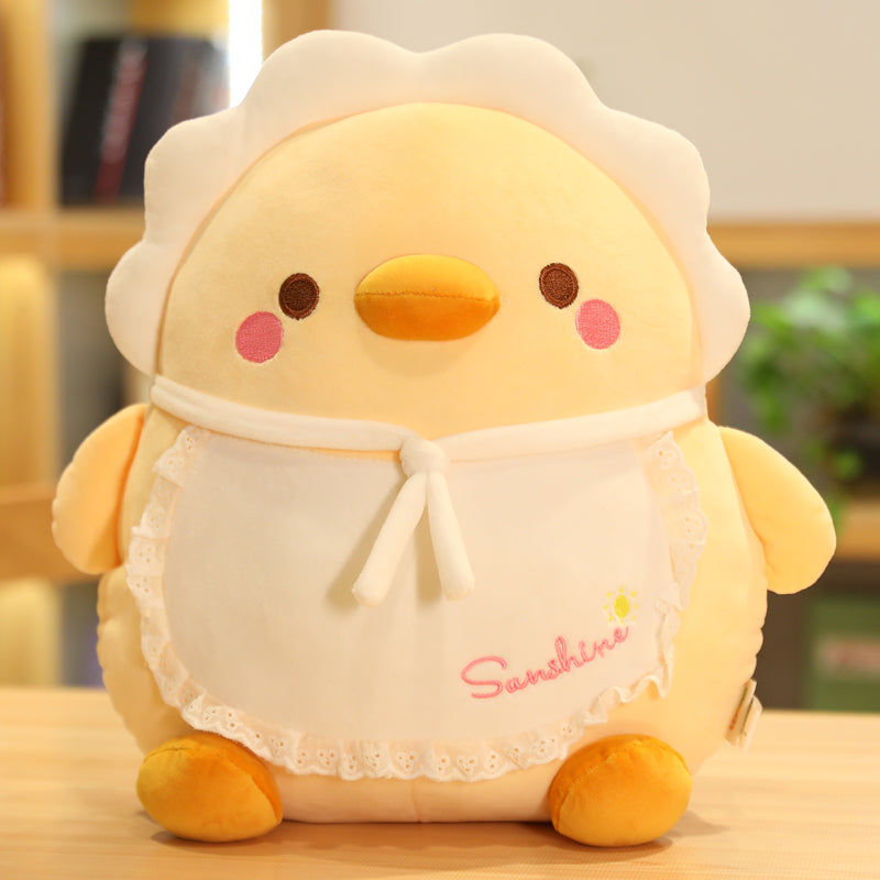 Cuddle Up with Adorable Animal Friends: Stuffed Soft Bear Chick Penguin Pig Seal Pillow! - Minihomy