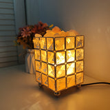 Cute Mini Crystal Table Lamp - Modern LED Nightlight for Bedroom & Desk Decor