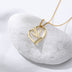 Classic Love Heart Pendant Women's Heart Necklace - Minihomy