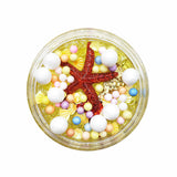 Starfish Mermaid Flat Bead Crystal Mud Slime