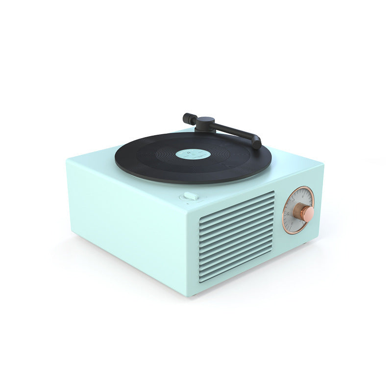 Vinyl record player bluetooth speaker