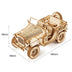 3D Wooden Puzzle Model Toys - 1:18 Scale Army Jeep Model Kit Replica - Minihomy