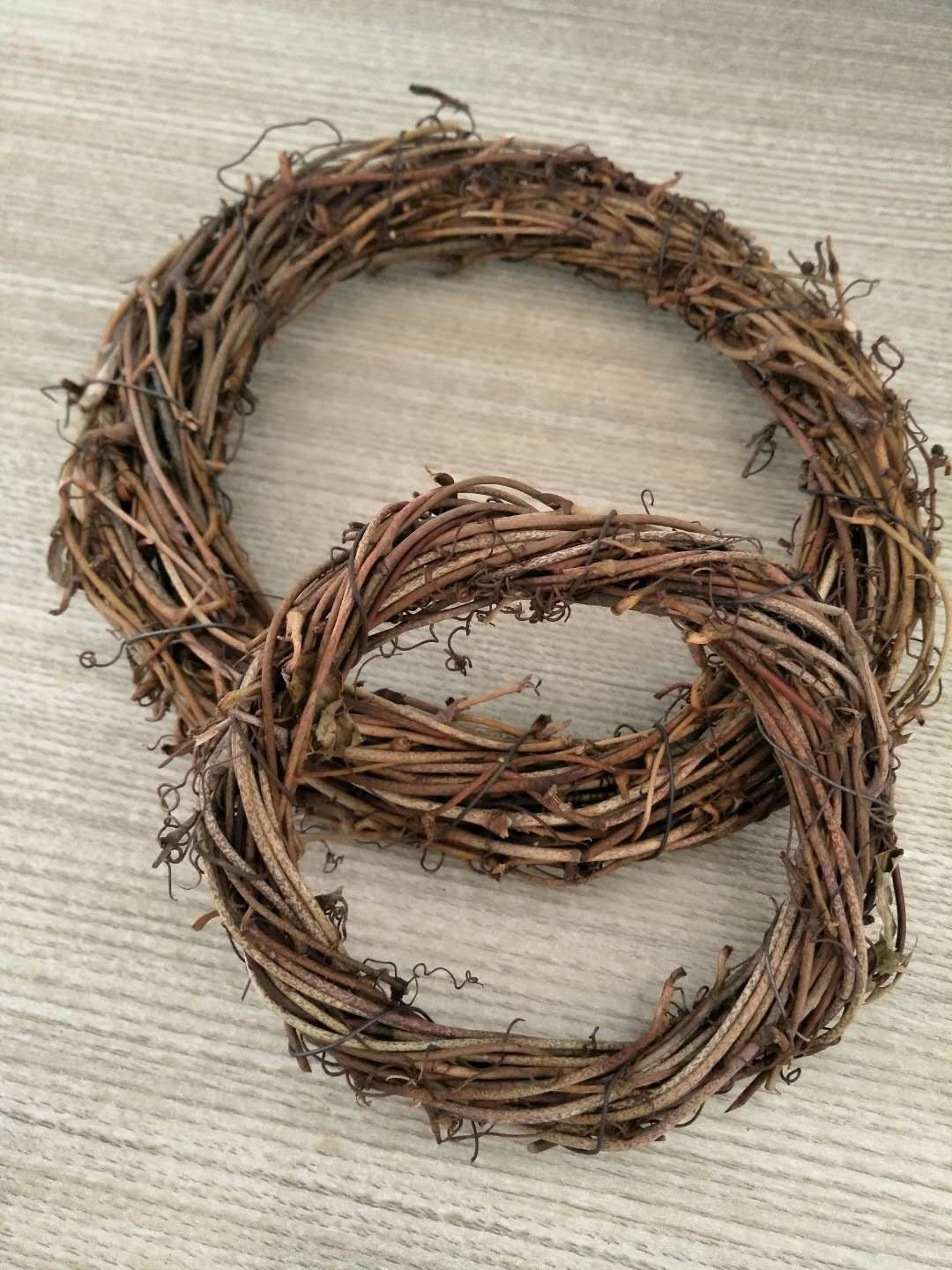 DIY Home Decor Natural Rattan Wreath