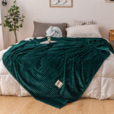 Single layer milk fleece blanket