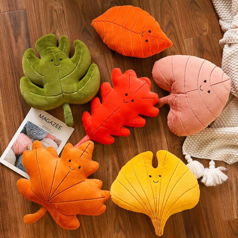 Leaf Shaped Sleeping Pillow - Cute Home Decor & Bedroom Pillow