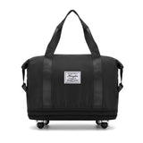 Universal Wheel Travel Bag With Double-layer Dry And Wet Separation Fitness Yoga  Sports Bags