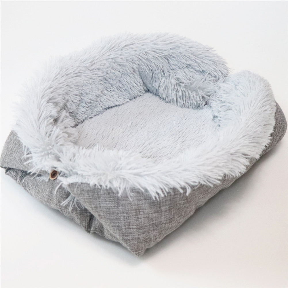 South Korean velvet cat bed