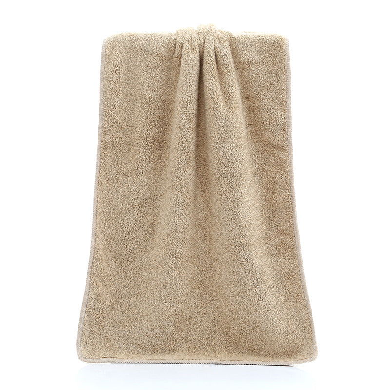 Coral fleece microfiber towel