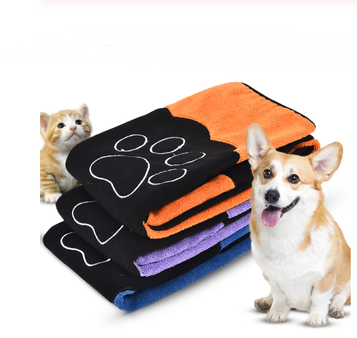 Pet absorbent bath towel - Minihomy