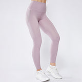 Mesh stitching yoga pants