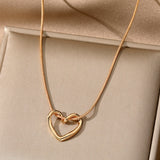 Niche Hollow Heart Necklace For Women: Elegant Love in Every Detail