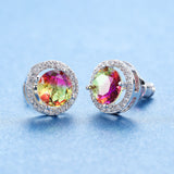 Female Cute Fashion Zircon Earrings Jewelry